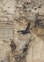 Load image into Gallery viewer, Russet-pated choughs, many in sort, Rising and cawing at the