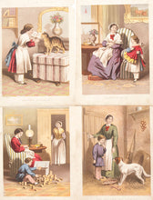Load image into Gallery viewer, Set of four Victorian book-plates
