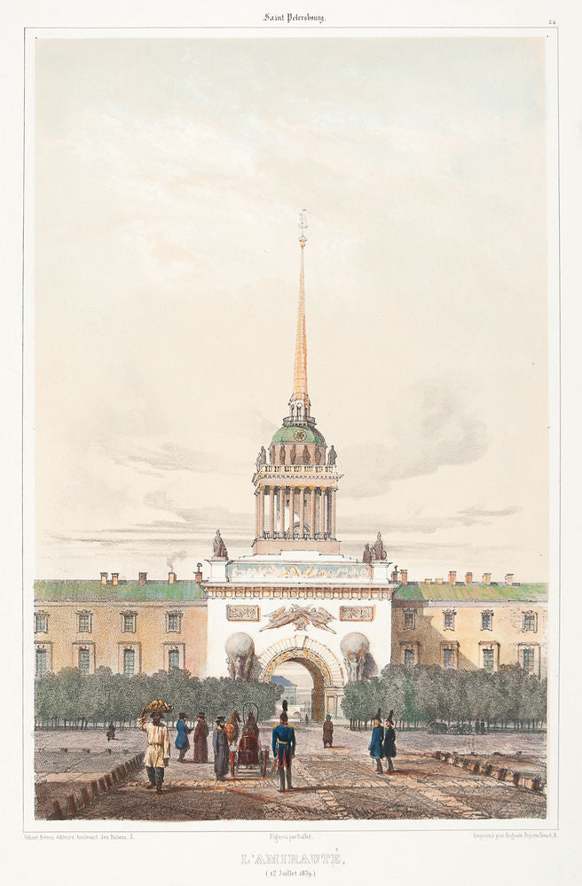 Saint Petersbourg. L'Amirauté, (12 Juillet 1839