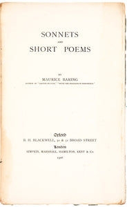 Sonnets and Short Poems