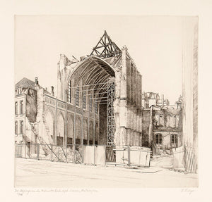 The Demolition of the Monastic Church at the Oever. Antwerp