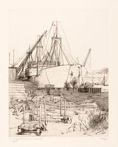 The Przyjazn Narodow, in Drydock, Antwerp