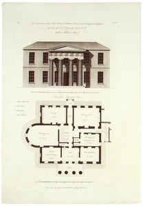 Osberton House in Nottinghamshire, the Seat of F.F. Foljambe, Esq