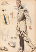 Load image into Gallery viewer, La Mode Masculine, printemps - été 1950