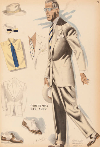 La Mode Masculine, printemps - été 1950