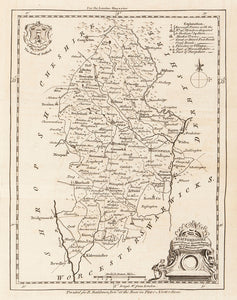 Staffordshire drawn from an Accurate Survey Corrected from Astronomical Observations