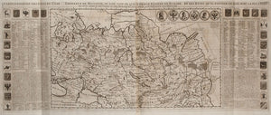 Carte generale des Etats du Czar. Empereur de Moscovie ou L'On