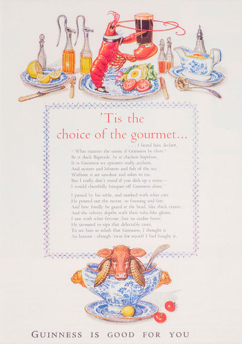 Tis the choice of the gourmet