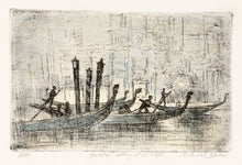 Load image into Gallery viewer, Gondolas Setting Out at Night