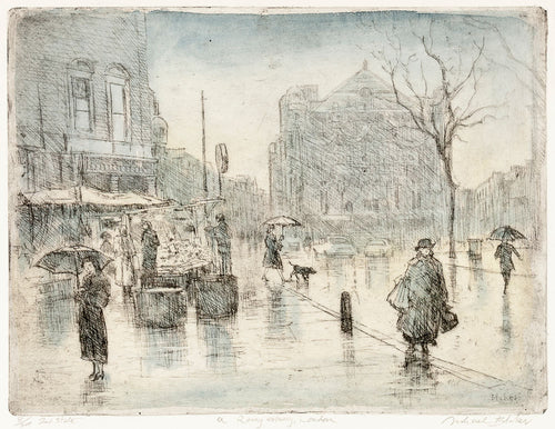 A Rainy Evening, London