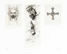 Load image into Gallery viewer, The Sanctuary Knocker, Bishop's Arms, St Cuthbert's Pectoral Cross, Durham
