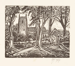 Untitled scene of country church
