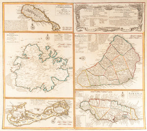 Delineatio Insulae St. Christophori… Insula Antegoa… Insulae Bermudes... Insula Barbadoes… Insula