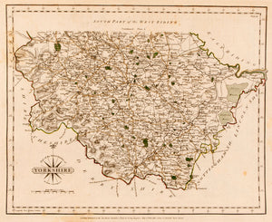 Part of the West Riding of Yorkshire. (South Part of West