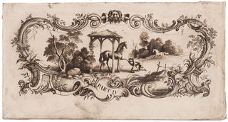 Engravings by Rex Whistler for Jonathan Swift's Gulliver's Travels.  Printed from