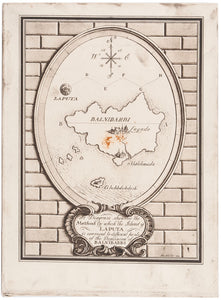 Engravings by Rex Whistler for Jonathan Swift's Gulliver's Travels.  Printed from