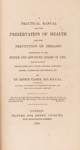 A Practical Manual for the Preservation of Health and the Prevention