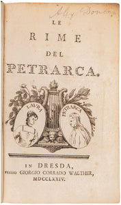 Le Rime del Petrarca