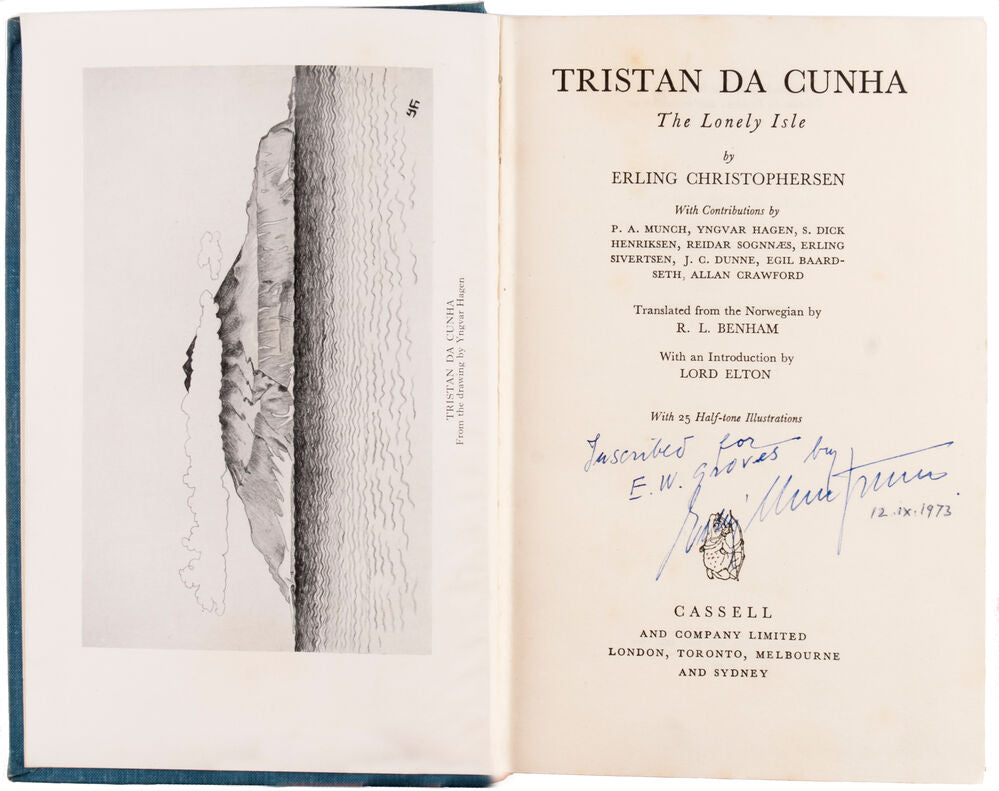 Tristan da Cunha. The Lonely Isle … with contributions by P.A. Munch …