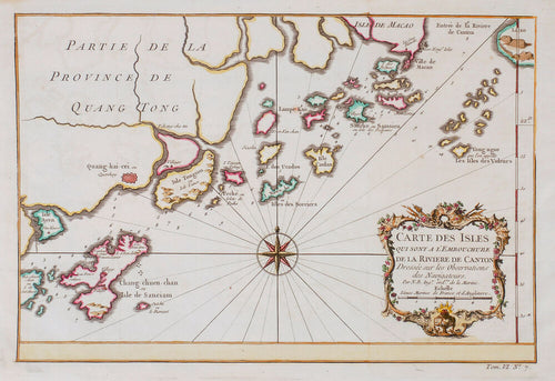 Carte de Isles Qui Sont a L'Embouchure de la Riviere de