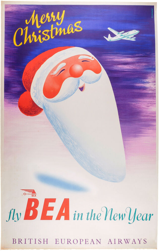 Merry Christmas - fly BEA in the New Year - British European Airways