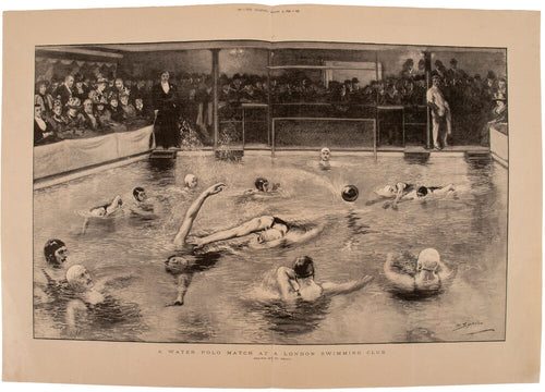 A Water Polo match at a London swimming club