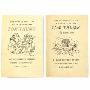 PEAKE, Mervyn (illustrator). Paul Britten AUSTIN (author). The Wonderful Life & Adventures of Tom Thumb; An English Fairy Story [First and Second Parts].