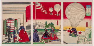 Japanese Navy Balloon Launch in front of American Consulate