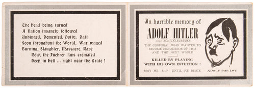 In Memoriam Card …