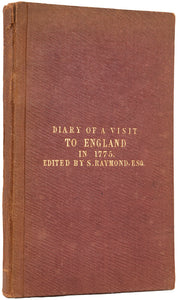 Diary of a Visit to England in 1775, by an Irishman