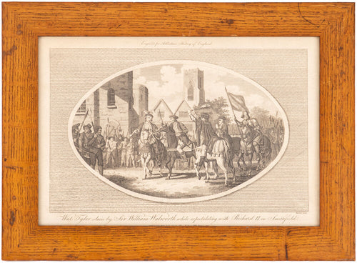 Wat Tyler slain by Sir William Walworth while expostulating with Richard …