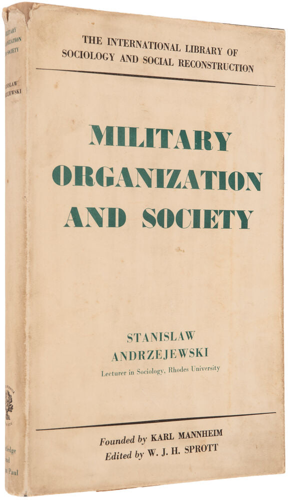 Military Organization and Society … with a foreword by A.R. Radcliffe-Brown