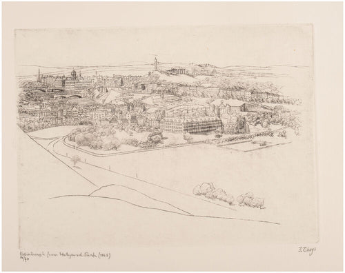 Edinburgh from Holyrood Park, 1968