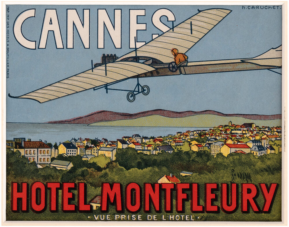 Cannes, Hotel Montfleury, Vue prise de L'Hotel