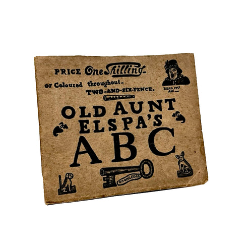 ABC - CRAWHALL, Joseph. Old Aunt Elspa's ABC. We'll soon learn to read, Then - how clever we'll be.