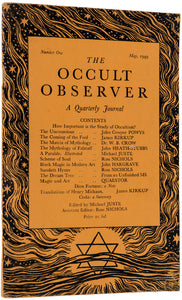The Occult Observer No.1, May 1949