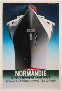 Normandie, French Line. Havre - Southampton - New York