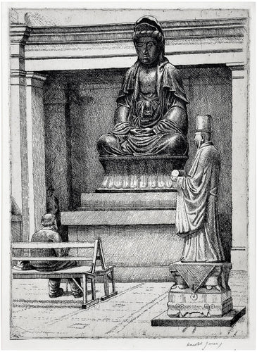The British Museum - signed wood-engraving
