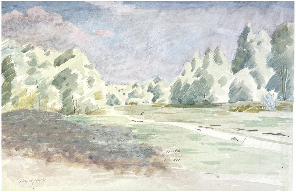Original landscape watercolour