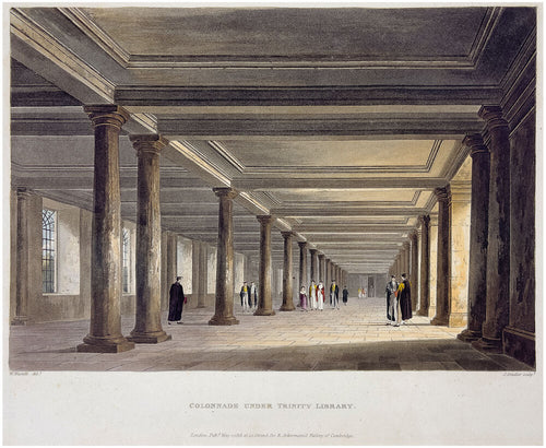 Colonnade Under Trinity Library