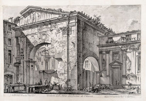 The Portico of Octavia: The Entrance Porch. Exterior. [Veduta dell'Atrio de …