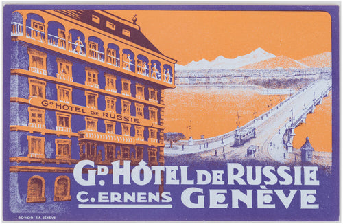 Grand Hotel de Russie, Geneve