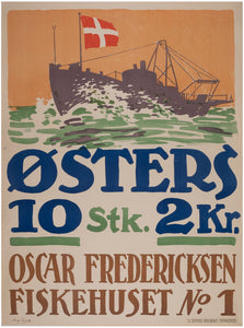 Oysters Østers Oscar Fredericksen Fiskehuset No 1