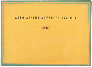 Avro Athena Advanced Trainer [cover title …