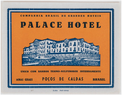 Palace Hotel, Pocos de Caldas