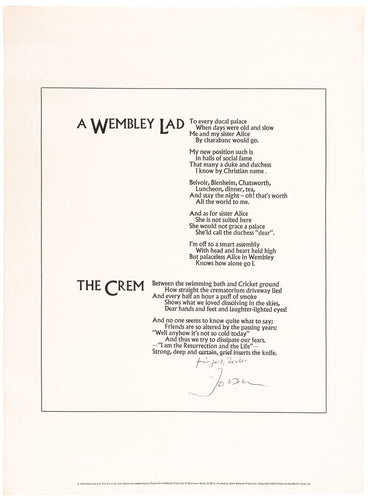 A Wembley Lad [and] The Crem
