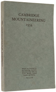 Cambridge Mountaineering 1934