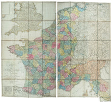 Load image into Gallery viewer, Carte de l&#39;Empire Français Divisé en 130 Départements et en 522 …