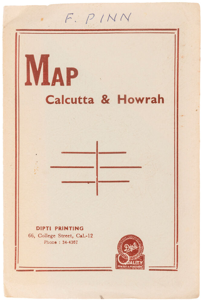 Guide Map of Calcutta & Howrah