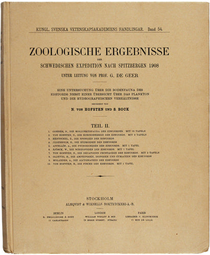 Zoologische Ergebnisse